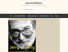 Tablet Screenshot of dennismcnally.com